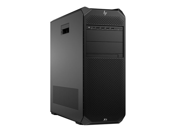 Der HP Z6 G5 Tower Ansicht von vorne links