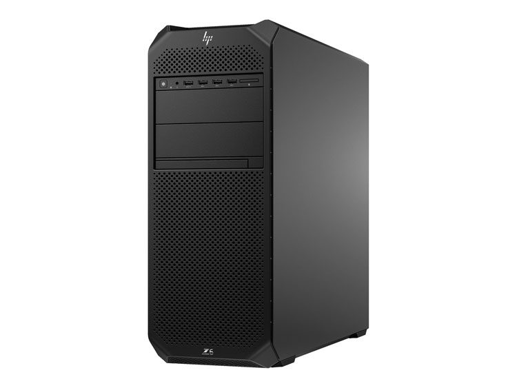 Der HP Z6 G5 Tower Ansicht von vorne rechts